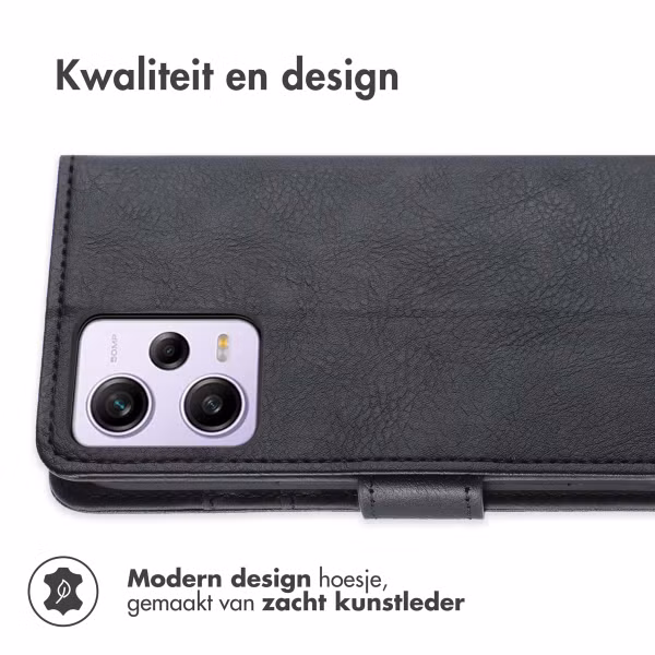 imoshion Luxe Bookcase Xiaomi Redmi Note 12 Pro (5G) - Zwart