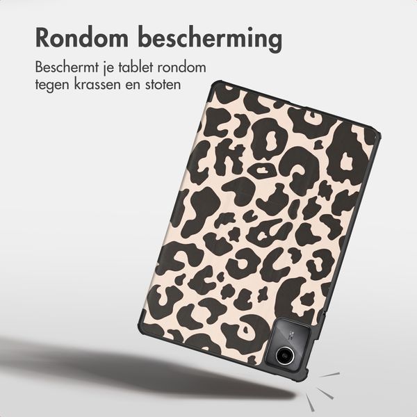 imoshion Design Trifold Bookcase Lenovo Tab M11 - Leopard