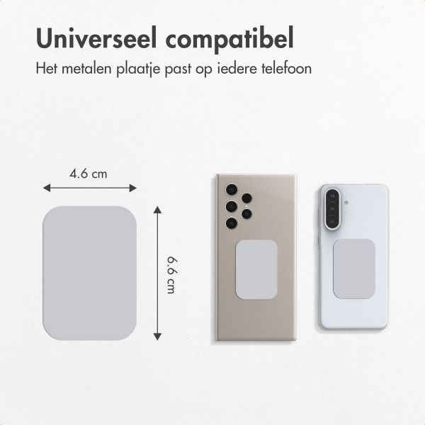 imoshion Magnetisch Plaatje 2-pack voor magnetische houders - Grijs