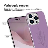imoshion Design hoesje Apple iPhone 14 Pro - Floral Purple