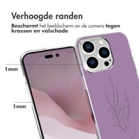 imoshion Design hoesje iPhone 14 Pro - Floral Purple