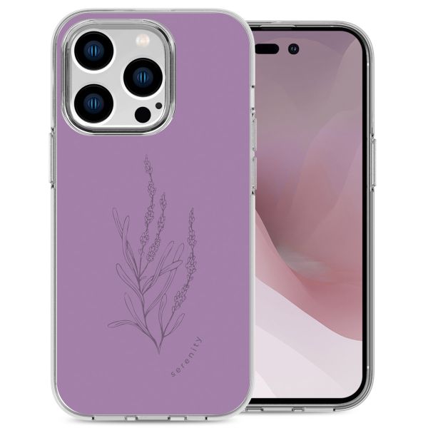 imoshion Design hoesje Apple iPhone 14 Pro - Floral Purple