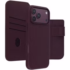Accezz Leather Bookcase 2-in-1 met MagSafe Apple iPhone 18 Pro / 17 Pro - Heath Purple