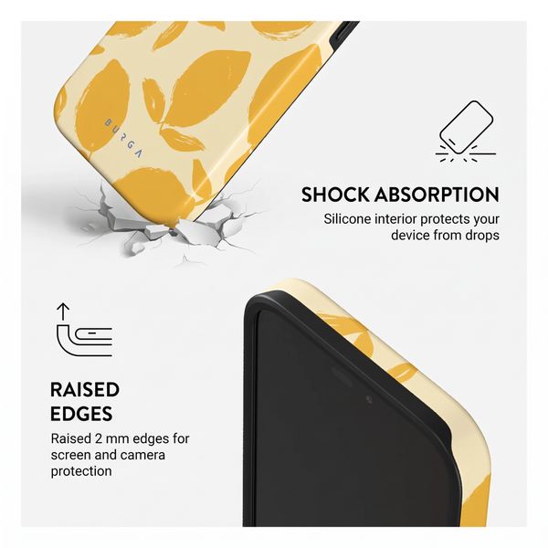 Burga Tough Back Cover with MagSafe Apple iPhone 18 Pro - Lemon Tart