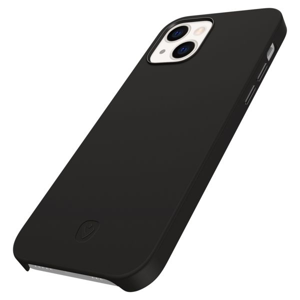 Valenta Luxe Leather Backcover iPhone 13 - Zwart