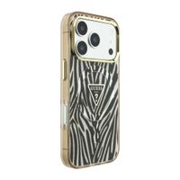 Guess MagSafe Case Apple iPhone 18 Pro / 17 Pro - Zebra Gold
