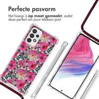 imoshion Design hoesje met koord Samsung Galaxy A53 - Flower Water