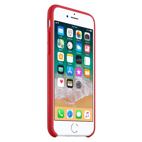 Apple Silicone Backcover Apple iPhone SE (2022 / 2020) / 8 / 7 - Red