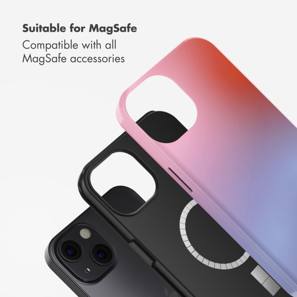 Selencia Vivid Back Cover with MagSafe Apple iPhone 13 - Gradient Soft Blush