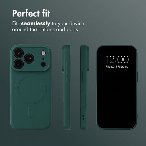 imoshion Colour Back Cover with MagSafe Apple iPhone 18 Pro / 17 Pro - Dark Green