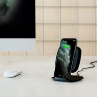 Zens Fast Wireless Charger Stand - Draadloze oplader - Met laadkabel - 10 Watt - Zwart