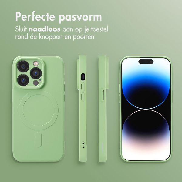 imoshion Color Backcover met MagSafe iPhone 14 Pro - Groen