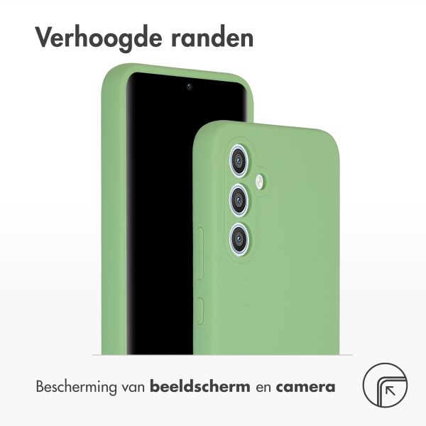 Accezz Liquid Silicone Backcover Samsung Galaxy A54 (5G) - Groen