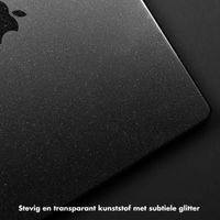 Selencia Glitter Cover Apple MacBook Air 15 inch (2023 / 2024 M3 chip / 2025 M4 chip) - Zwart