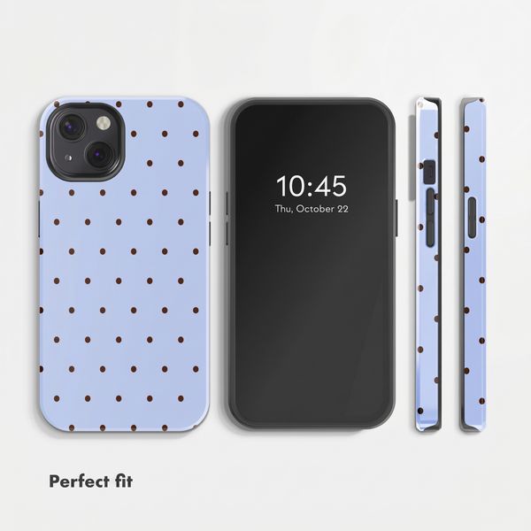 Selencia Vivid Back Cover Apple iPhone 13 - Happy Dots Digital Sky