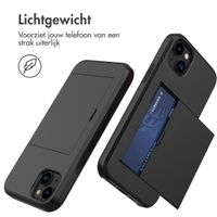 imoshion Backcover met pasjeshouder Apple iPhone 14 Plus - Zwart