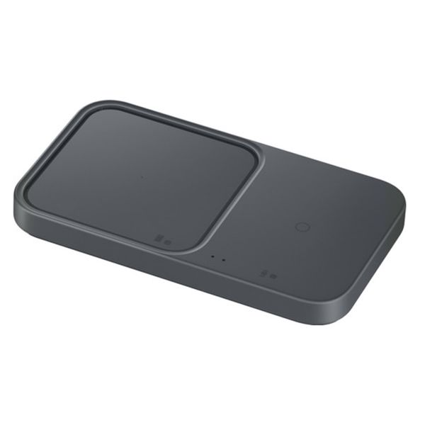 Samsung Wireless Charger Duo - Draadloze oplader - Met adapter en laadkabel - 15 Watt - Zwart