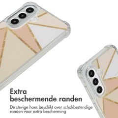 imoshion Design hoesje met koord Samsung Galaxy A56 - Beige Graphic
