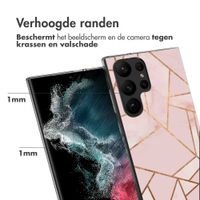 imoshion Design hoesje Samsung Galaxy S23 Ultra - Pink Graphic