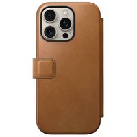Nomad Modern Leather FolioBookcase Apple iPhone 16 Pro - English Tan