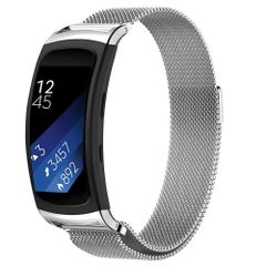 imoshion Milanees magnetisch bandje Samsung Gear Fit 2 / 2 Pro - Zilver