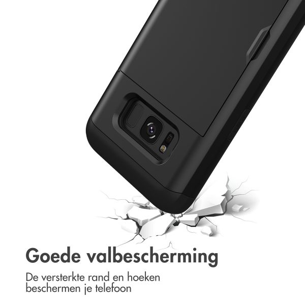 imoshion Backcover met pasjeshouder Samsung Galaxy S8 - Zwart