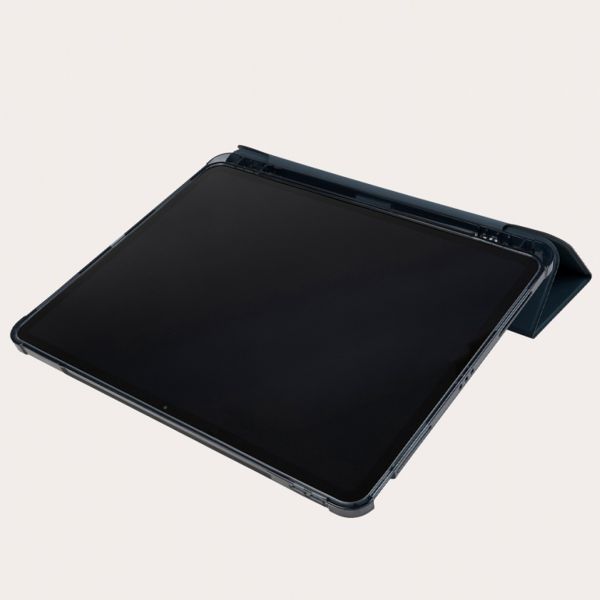 Tucano Satin folio case iPad Pro 13 (2024) M4 - Donkerblauw