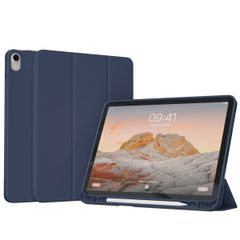 Accezz Smart Silicone Book Case Apple iPad Air 11 inch (2026) M4 / (2025) M3 / (2024) M2 / Air 5 (2022) / Air 4 (2020) - Dark Blue