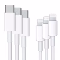 USB-C naar Lightning kabel in fabrieksverpakking 3-pack - Apple 'pre-owned' - 1 meter - MFI