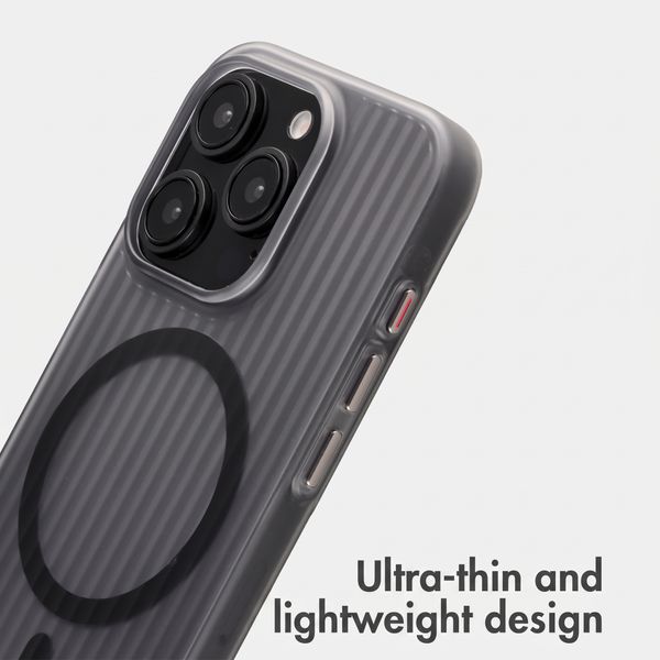 Accezz Lite Case with MagSafe | Fluted | Apple iPhone 15 Pro - Grey