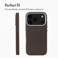 Accezz Mesh Back Cover with MagSafe Apple iPhone 17 Pro - Brown