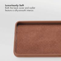 Selencia Olyn Detachable Bookcase with MagSafe Samsung Galaxy S26 Plus - Brown