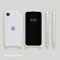 Selencia Backcover met afneembare haakjes Apple iPhone 16e - Transparant