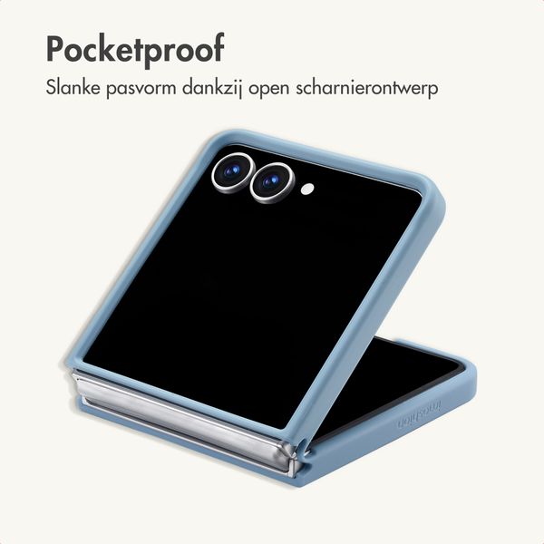 imoshion Color Guard Backcover Samsung Galaxy Z Flip 8 - Lichtblauw
