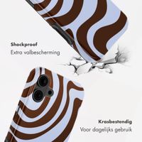 Selencia Vivid Backcover Apple iPhone 16 - Dream Swirl Chocolate
