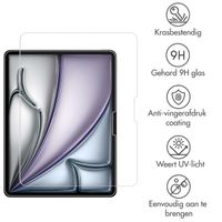 imoshion Gehard glas screenprotector iPad Pro 13 (2024) M4 / Air 13 inch (2024) M2 - Transparant