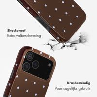 Selencia Vivid Backcover Apple iPhone 17 Pro Max - Happy Dots Chocolate