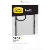 OtterBox React Backcover iPhone 15 - Transparant / Zwart