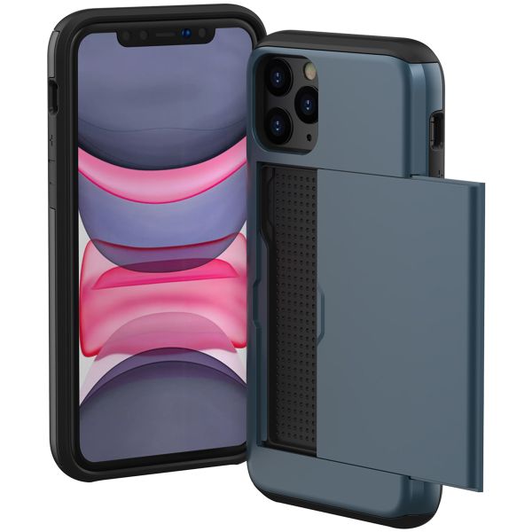 imoshion Backcover met pasjeshouder iPhone 11 Pro - Donkerblauw