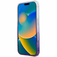 Guess MagSafe IML Glitter Gradient Case Apple iPhone 16 - Purple