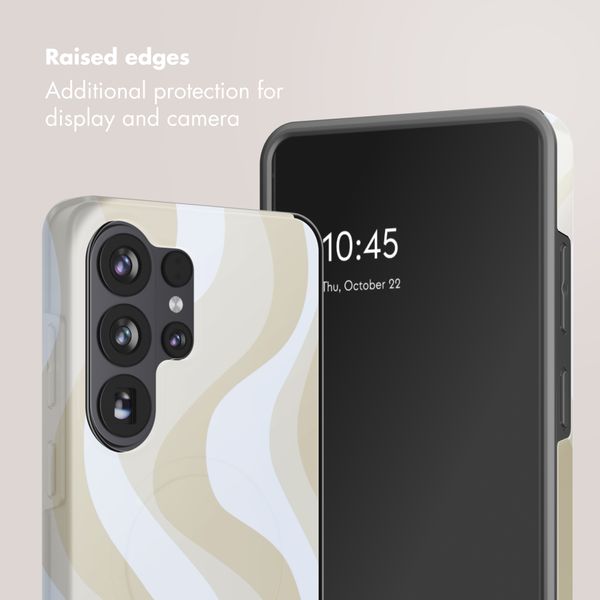 Selencia Vivid Back Cover with MagSafe Samsung Galaxy S26 Ultra - Desert Waves Beige