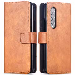 imoshion Luxe Bookcase Samsung Galaxy Z Fold 4 - Bruin