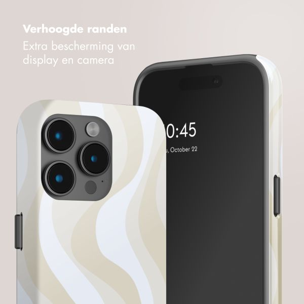 Selencia Vivid Backcover met MagSafe Apple iPhone 15 Pro - Desert Waves Beige