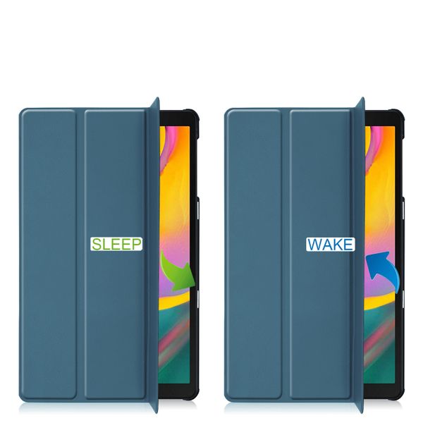 imoshion Trifold Bookcase Galaxy Tab A 10.1 (2019) - Donkergroen