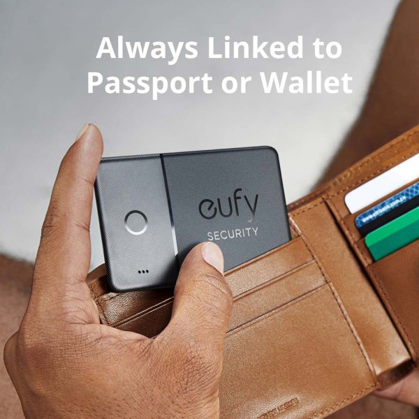 Eufy Smart Tracker Card - Bluetooth Tracker voor iOS - 1 pack - Zwart