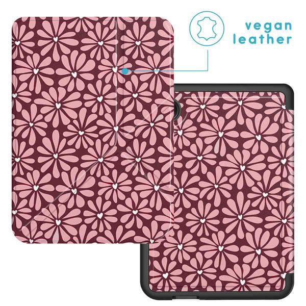 imoshion Design Vouwbare Bookcase Kobo Clara Colour / BW - Bloom Love Blush