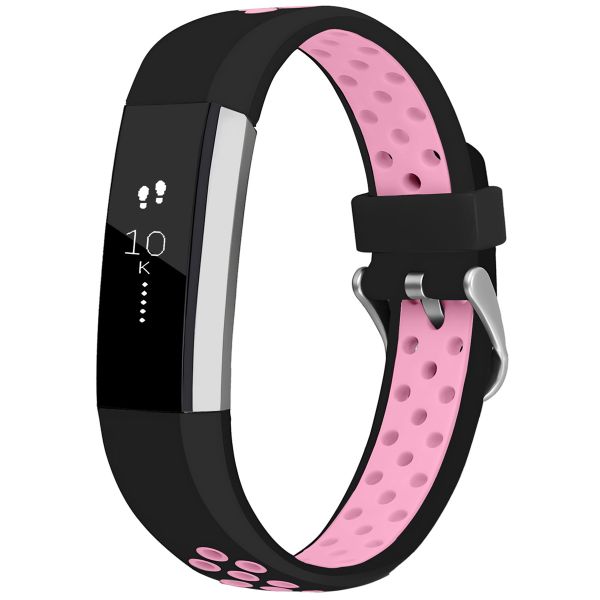 imoshion Siliconen sport bandje Fitbit Alta (HR) - Zwart/Roze