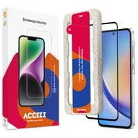 Accezz Tempered Glass Full Cover Screen protector with Applicator Samsung Galaxy A55 (5G) / A35