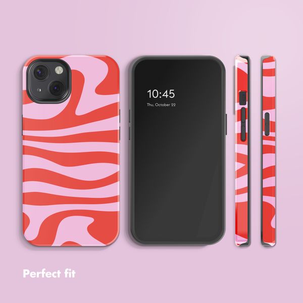 Selencia Vivid Back Cover with MagSafe Apple iPhone 13 - Dream Swirl Pink