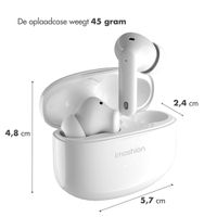 imoshion Aura Pro Draadloze In-ear Oordopjes - Active Noise Cancelling (ANC) - Wit